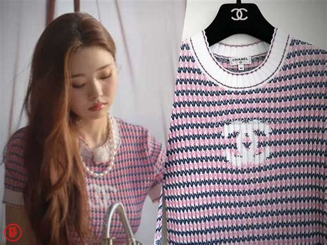 song jia wearing fake clothes|song ji a designer shirt.